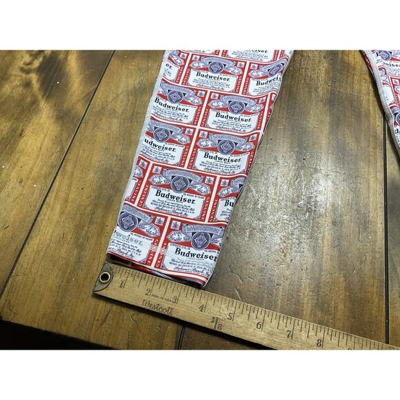 Budweiser Women's Leggings All Over Printed Logo Spellout Size Large NWT - Picture 6 of 8